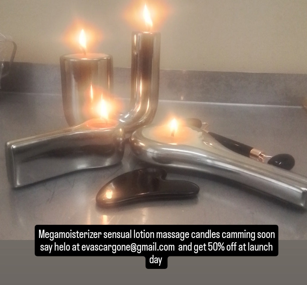 Megamoisterizer sensual massage lotion candle collection 70%sheep tallow and 30%Megamoisterizer arthodisiac essential oils lubricant projestorone hand made canadian  -first taste #980