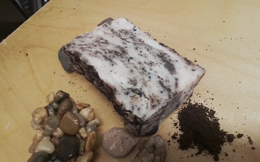 100% sheep tallow coffe &  lite exfoliating soap hand made canadian fragrance free